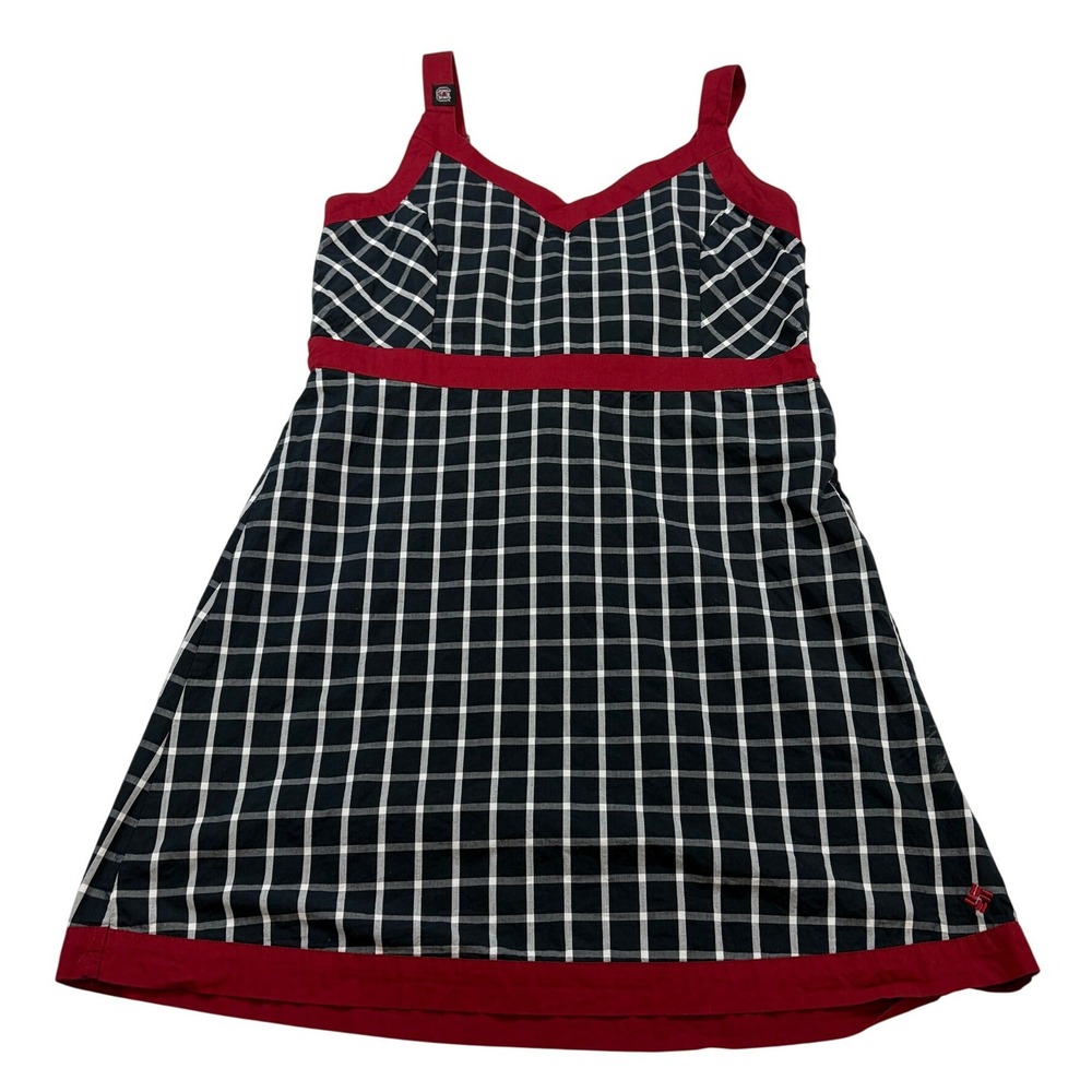 Columbia South Carolina Gamecocks USC Grid Dress Black Red White Medium